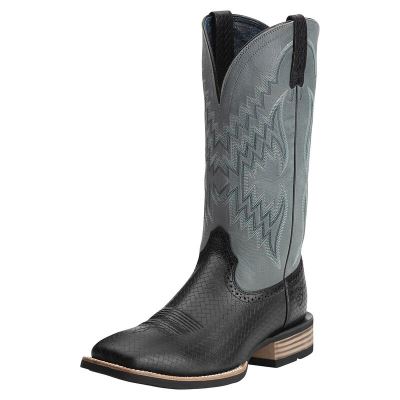 Ariat Western: Tycoon Botas Western Hombre - Negras / Gris (YCKUR7198)